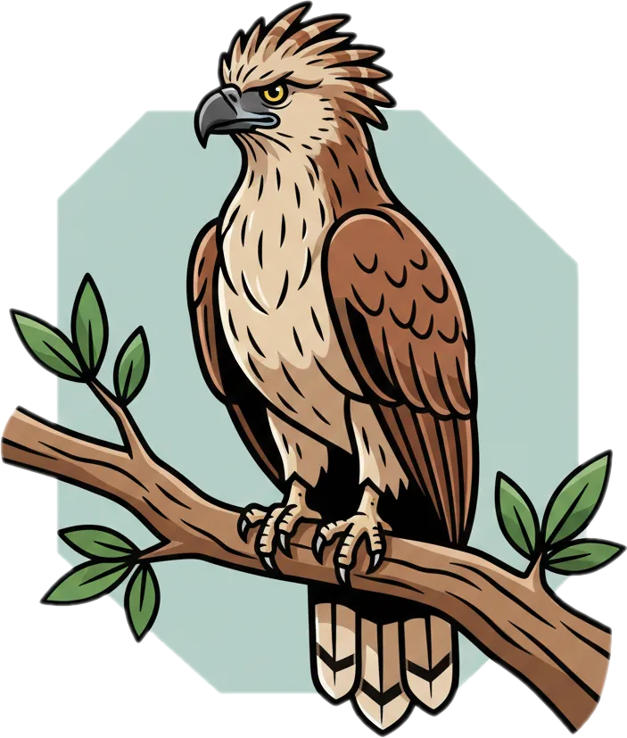 Illustration of "agila" (eagle)