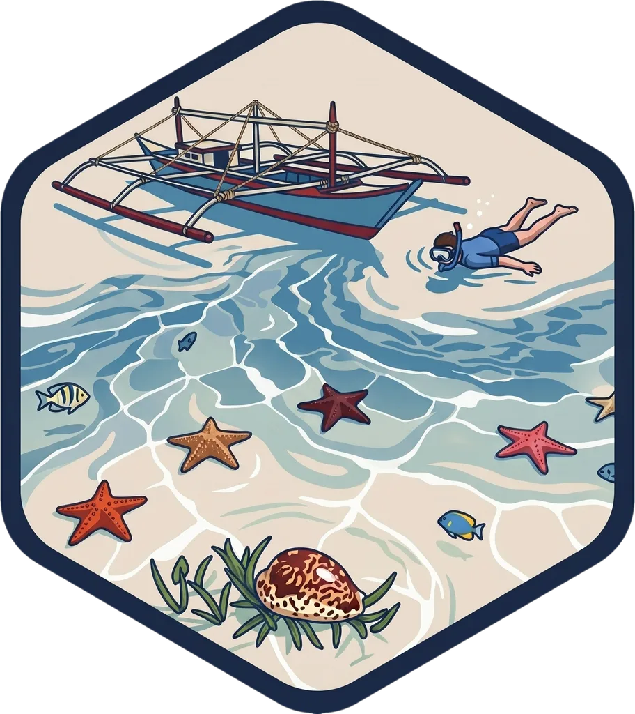 Illustration of the root word "dagat" (sea)