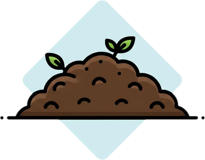 Illustration of "lupa" (earth; land; soil)