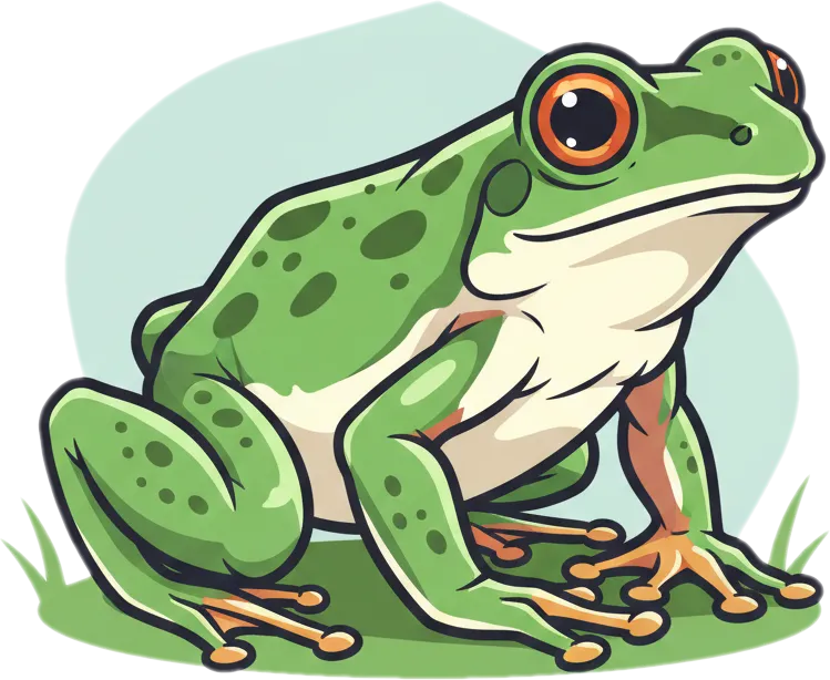 Illustration of "palaka" (frog)
