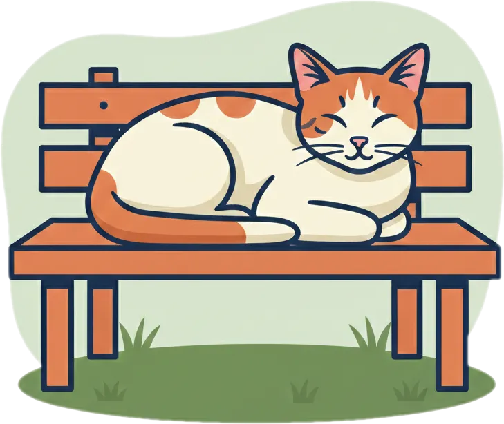 Illustration of "pusa" (cat)
