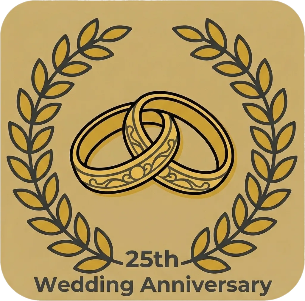 Illustration of "anibersaryo" (anniversary)