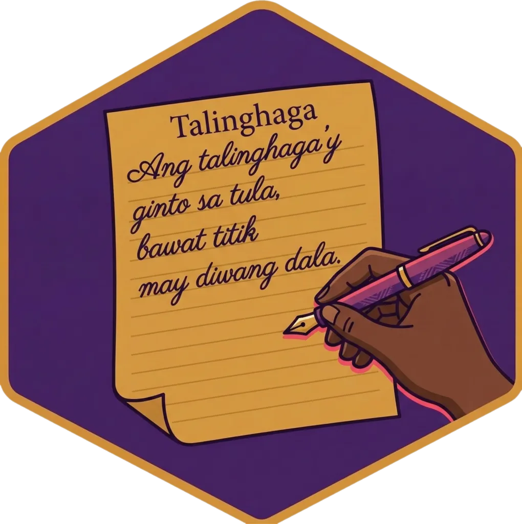 Illustration of "tula" (poem)