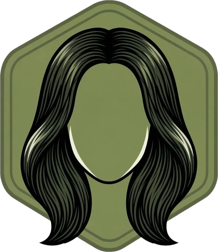 Illustration of "buhok" (hair)