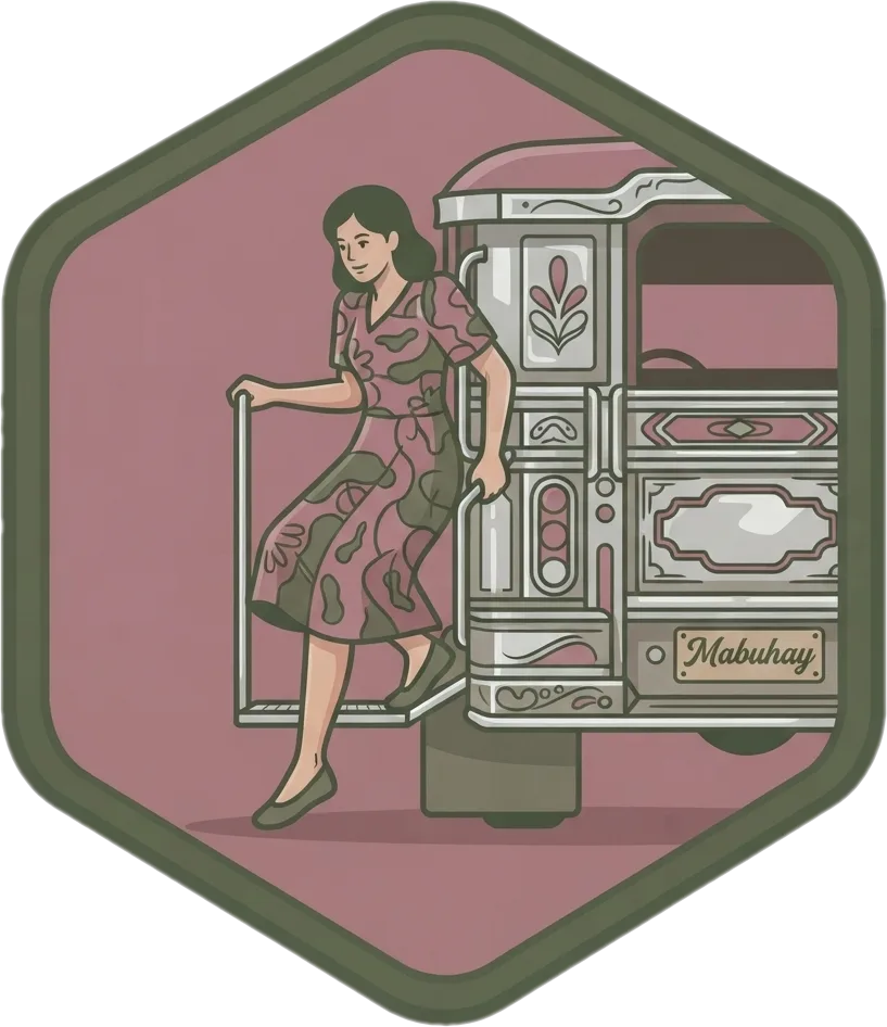 Illustration of "bumaba" (to go down)