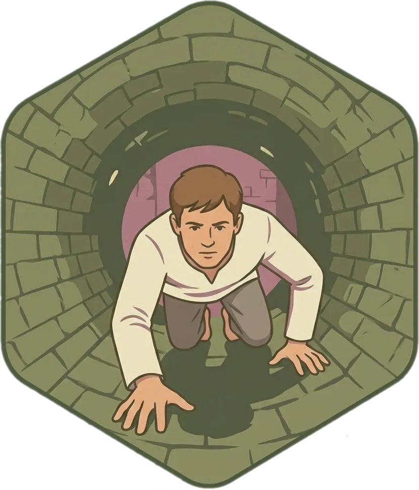 Illustration of "gumapang" (to crawl)