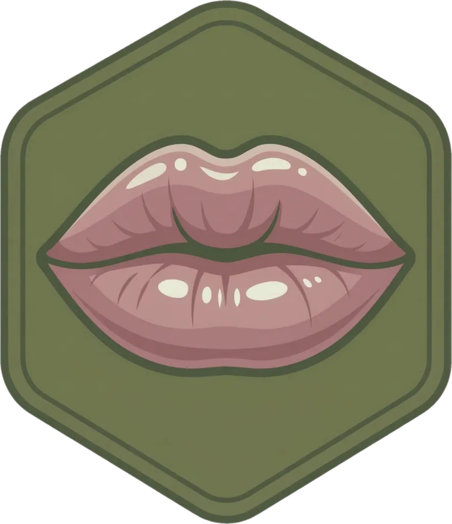 Illustration of "labi" (lips)