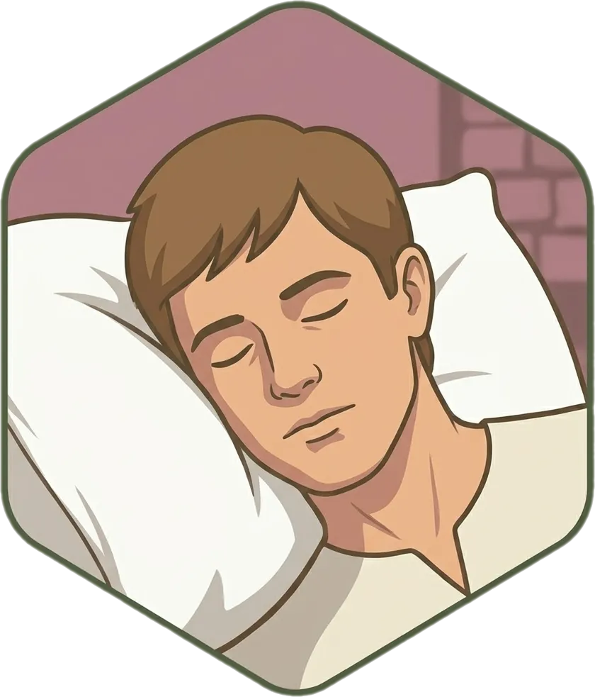 Illustration of "matulog" (to sleep)
