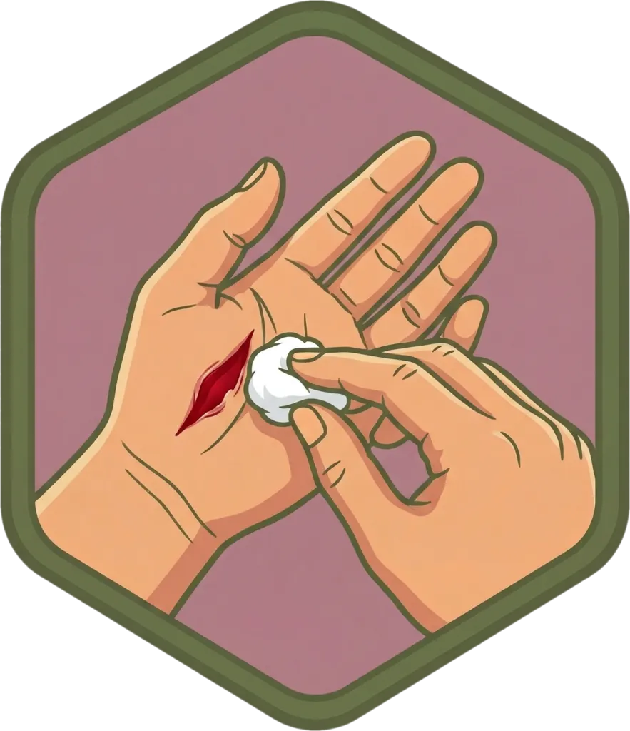 Illustration of "sugat" (wound)