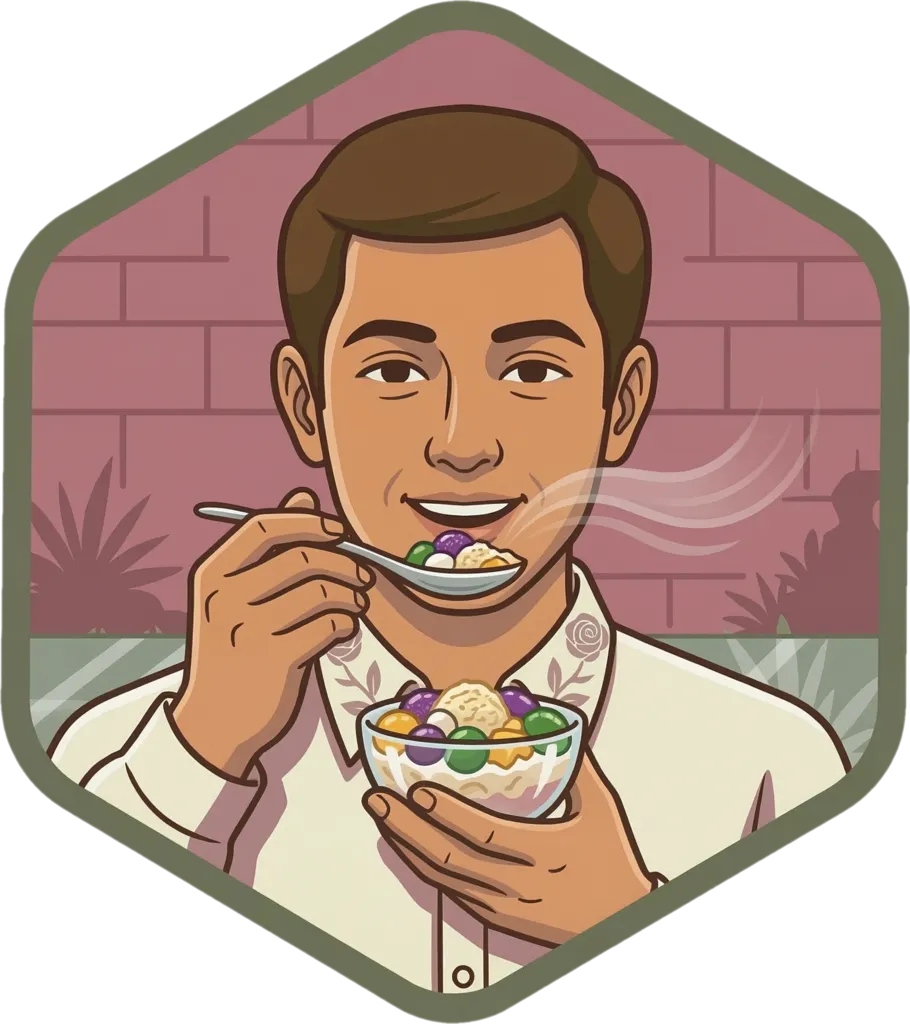 Illustration of "tikman" (to taste)