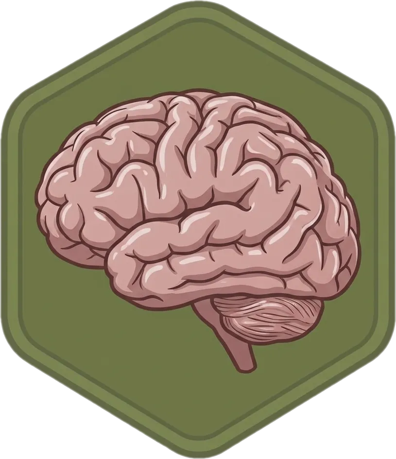 Illustration of "utak" (brain)
