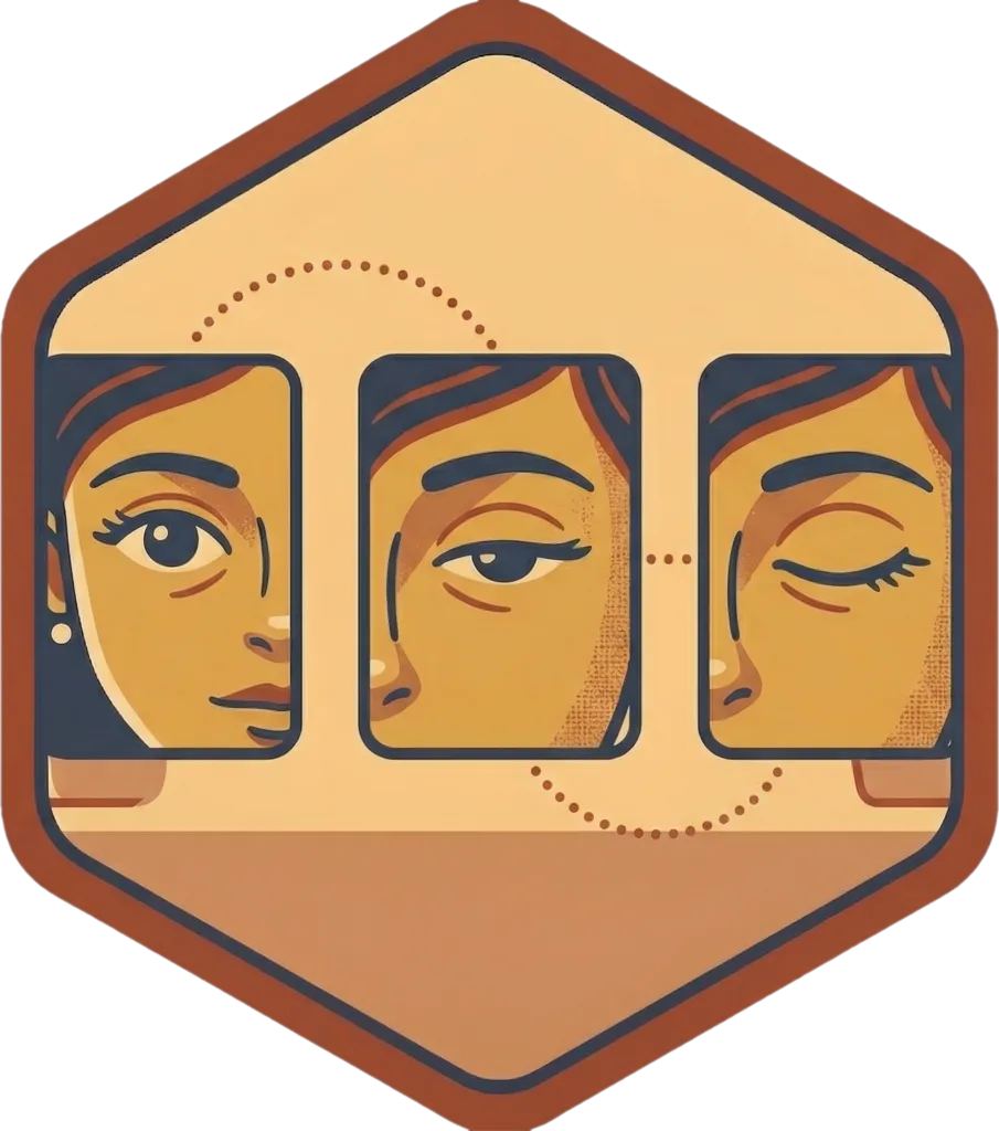 Illustration of "kumurap" (to blink)