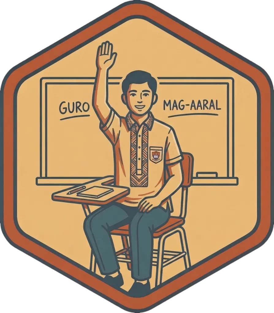 Illustration of "magtanong" (to ask)
