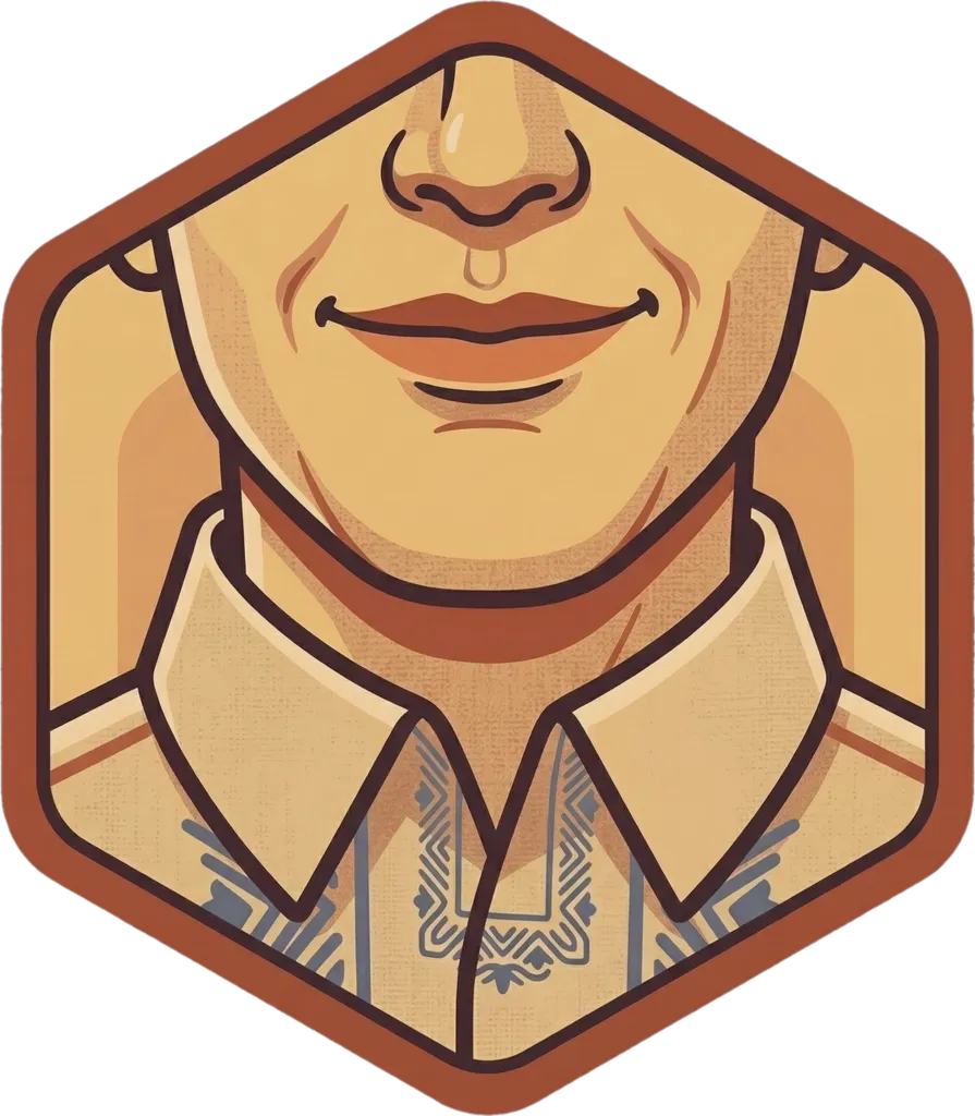 Illustration of "ngumiti" (to smile)