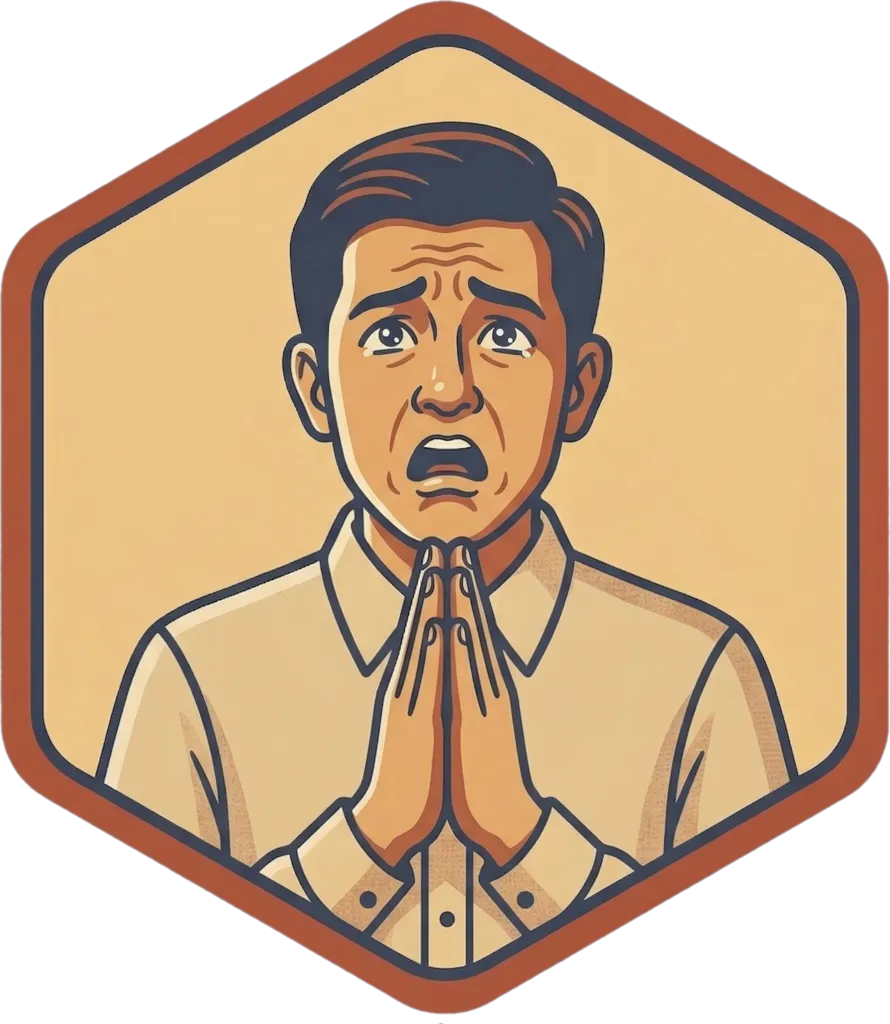 Illustration of "pakiusap" (request or plea)