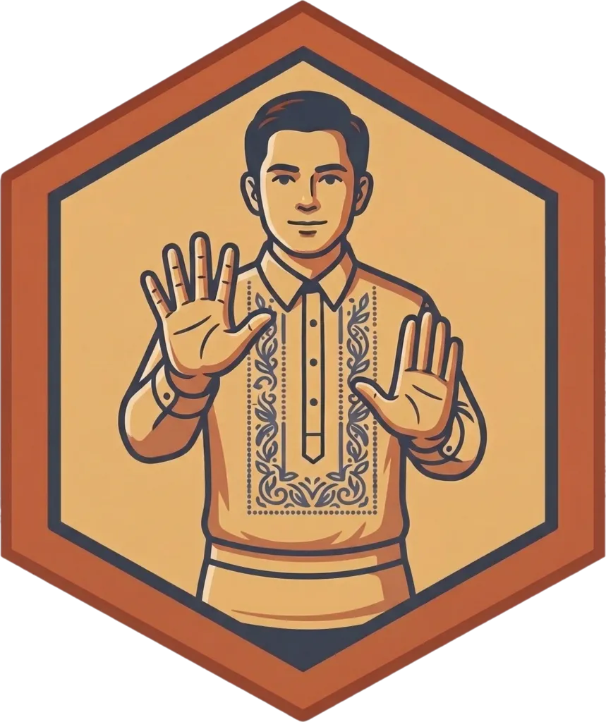Illustration of "sandali" (a moment; minute; short period of time)