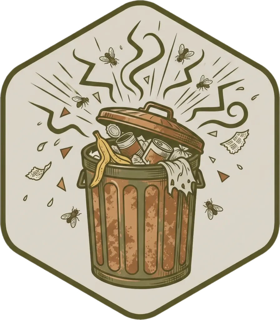 Illustration of "mabaho" (stinky)