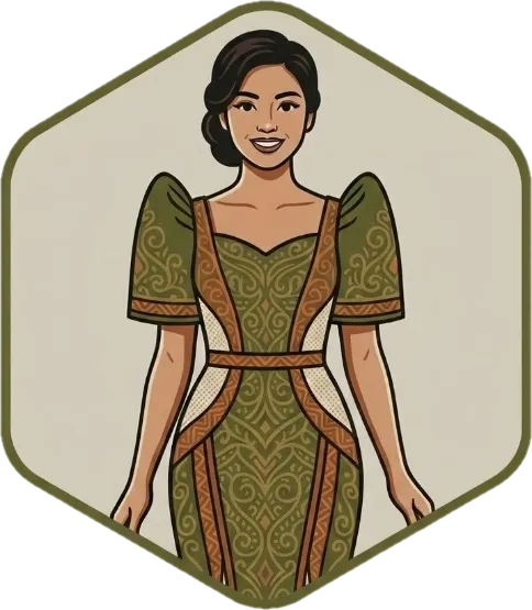 Illustration of "maganda" (beautiful)