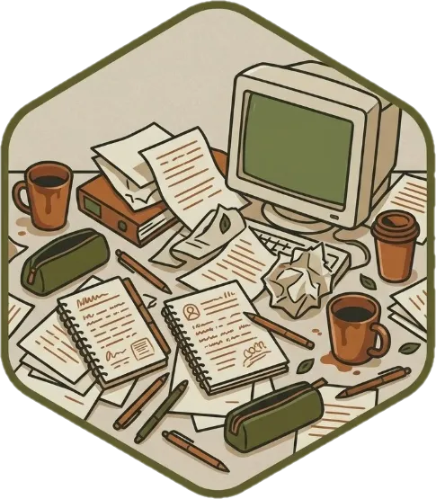 Illustration of "magulo" (messy or chaotic)