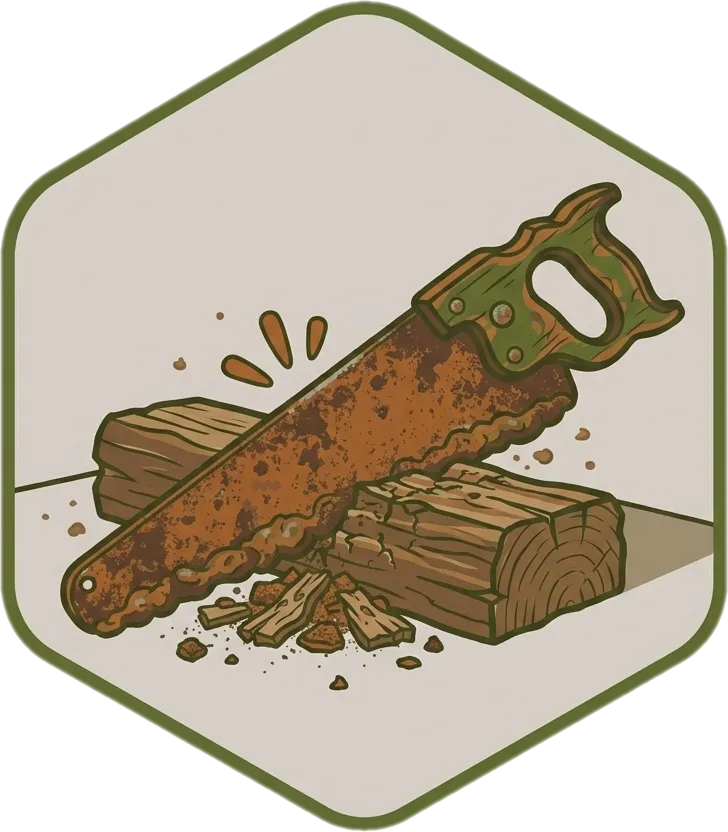 Illustration of "mapurol" (blunt or dull)