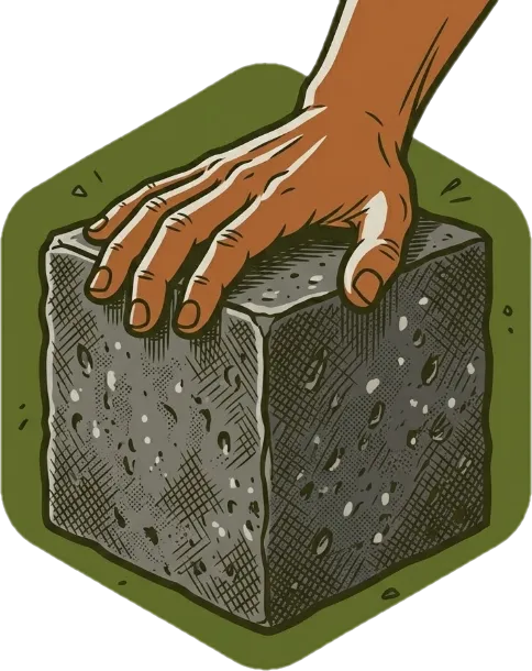 Illustration of "matigas" (hard)