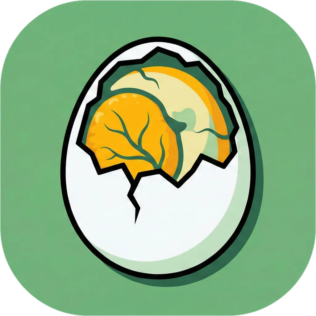 Illustration of "balut" (fertilized duck embryo)
