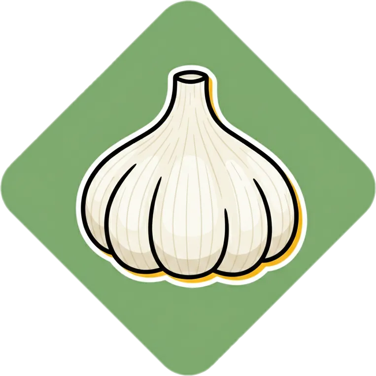 Illustration of "bawang" (garlic)