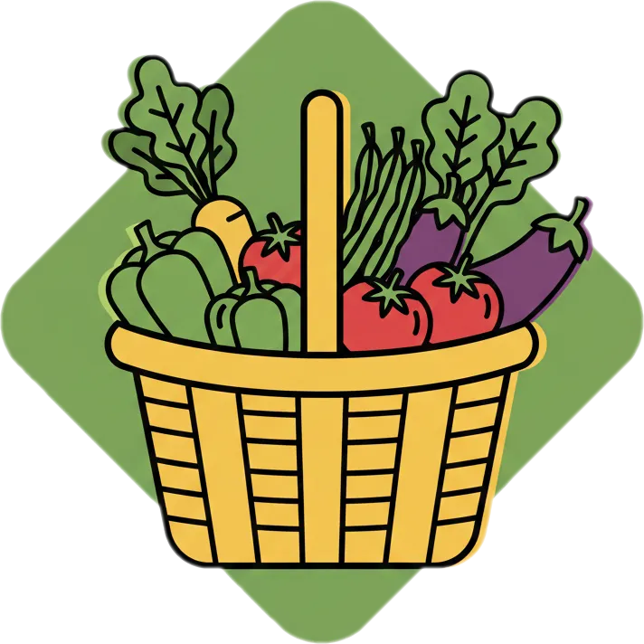 Illustration of "gulay" (vegetable)