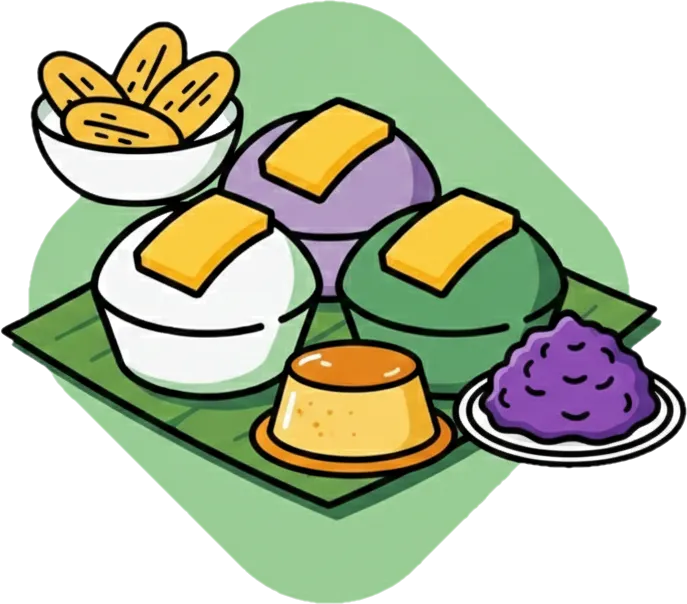 Illustration of "matamis" (sweet)