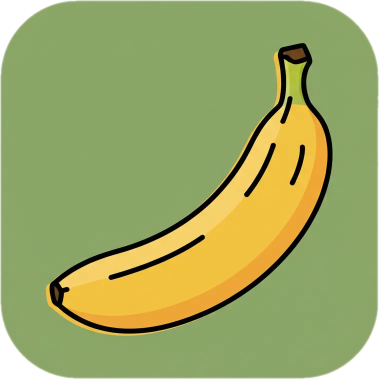 Illustration of the root word "saging" (banana)