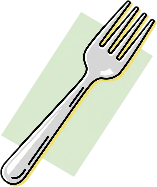 Illustration of "tinidor" (fork)