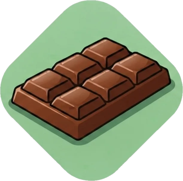 Illustration of "tsokolate" (chocolate; brown color)