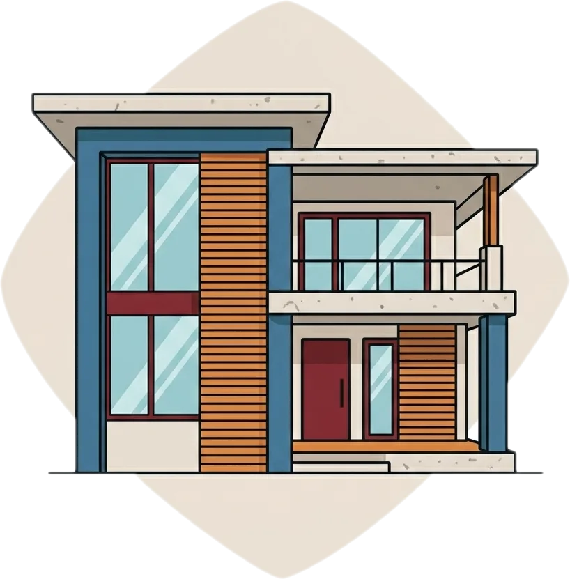 Illustration of "bahay" (house)