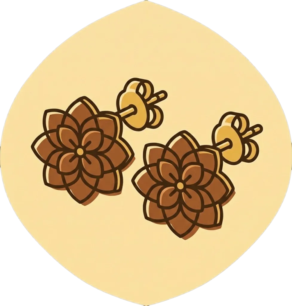 Illustration of the root word "hikaw" (earring)
