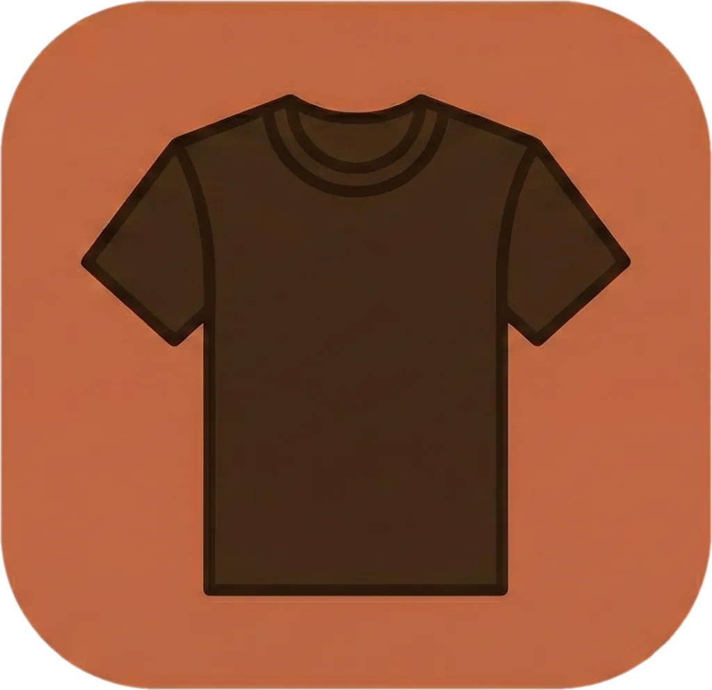 Illustration of "kamiseta" (T-shirt; undershirt)