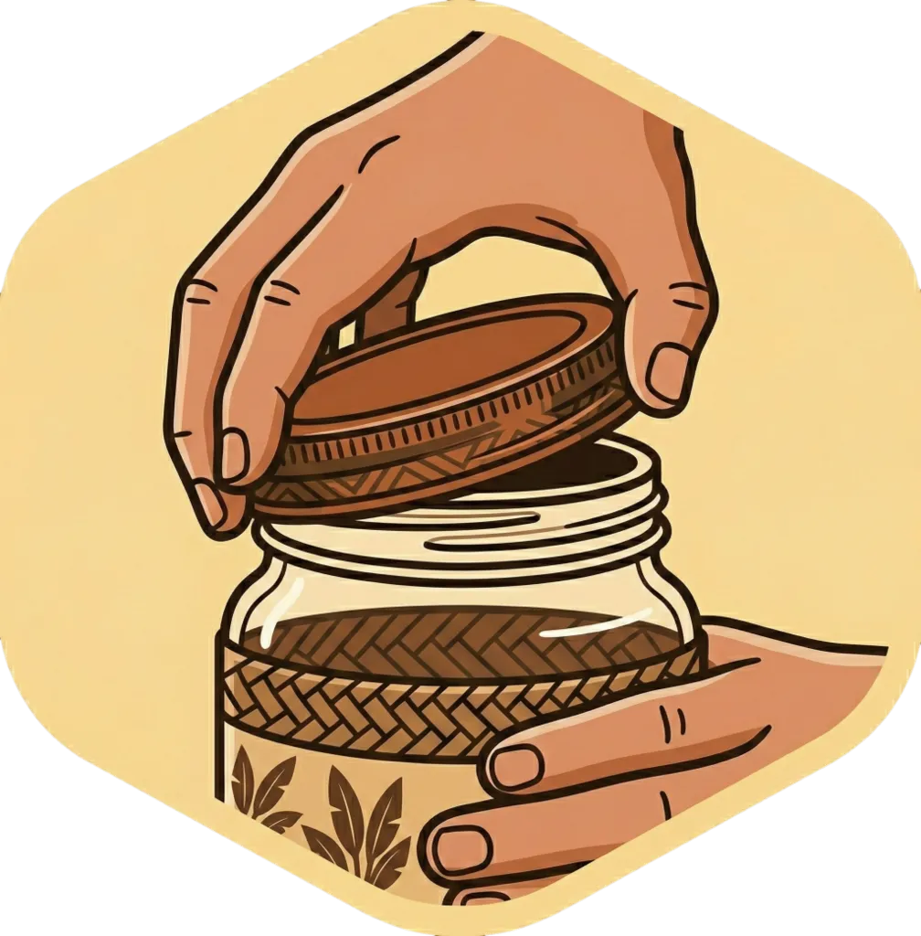 Illustration of "magbukas" (to open)