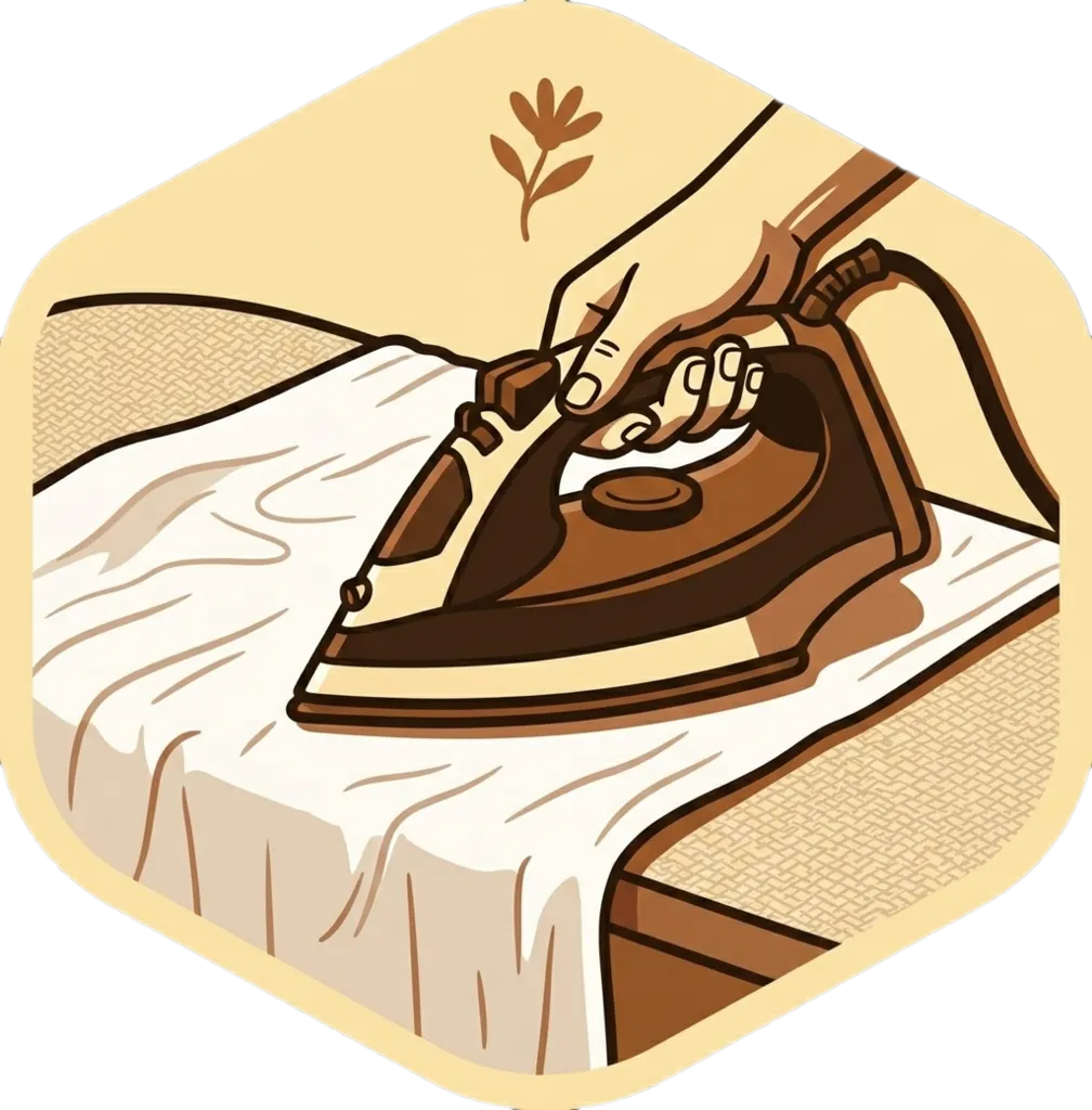 Illustration of "magplantsa" (to iron)