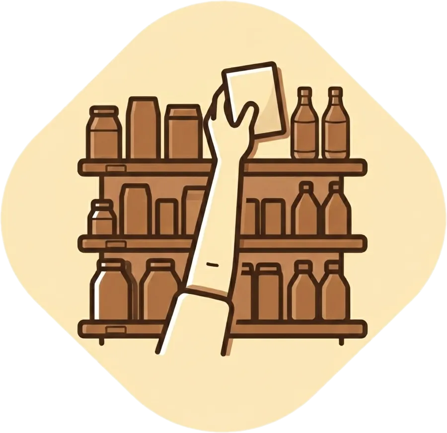 Illustration of "makuha" (to be able to get)