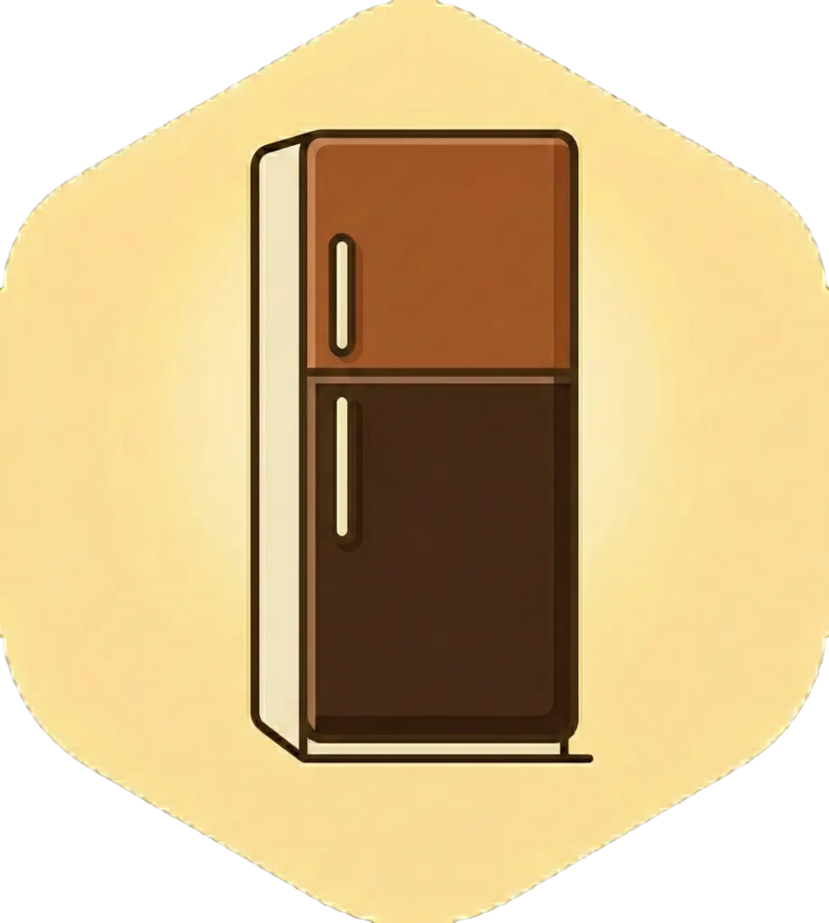 Illustration of "ref" (refrigerator)