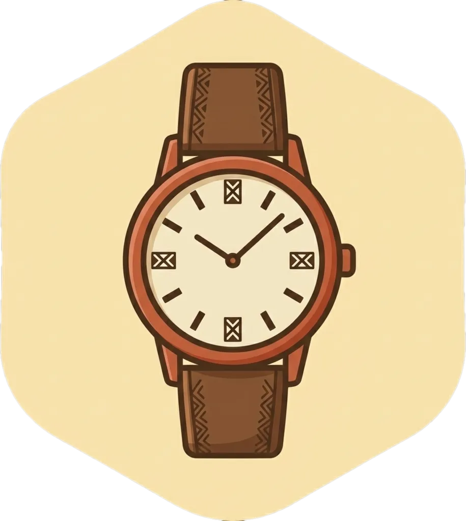 Illustration of the root word "relo" (watch; clock)