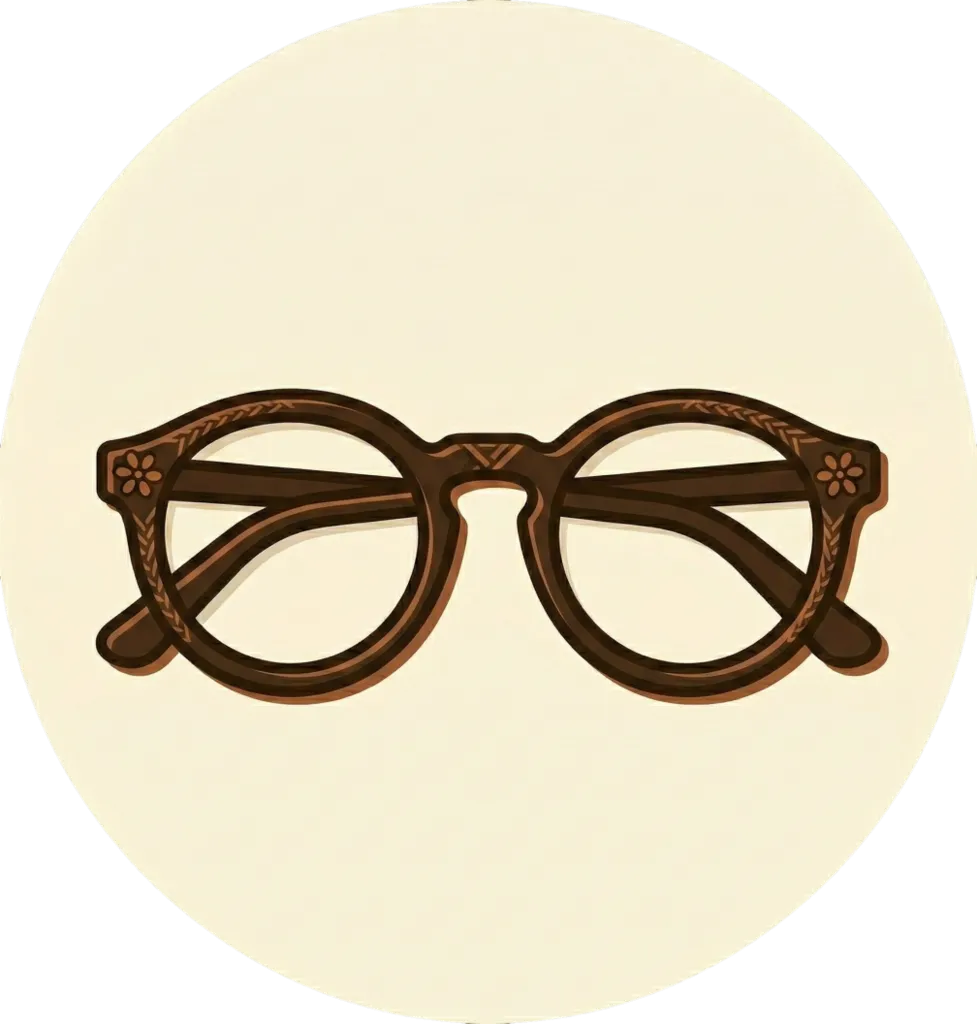 Illustration of the root word "salamin" (eyeglasses)