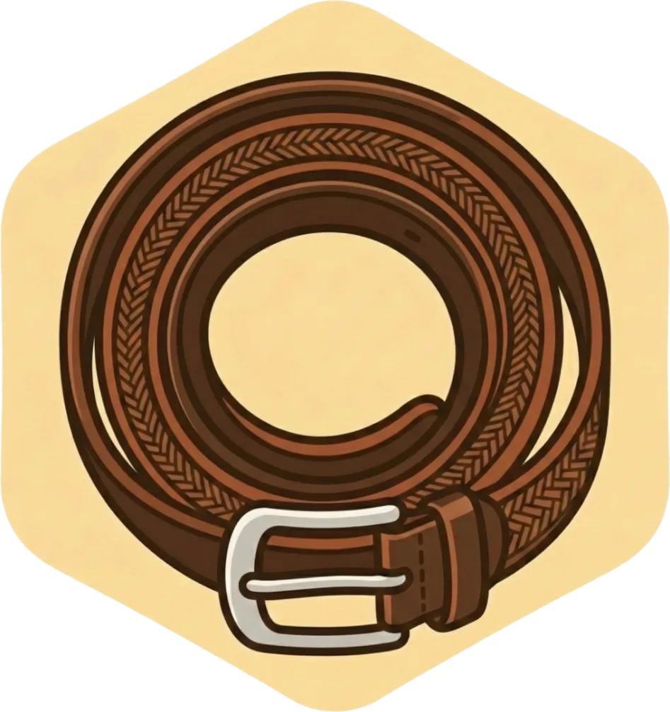 Illustration of "sinturon" (belt)