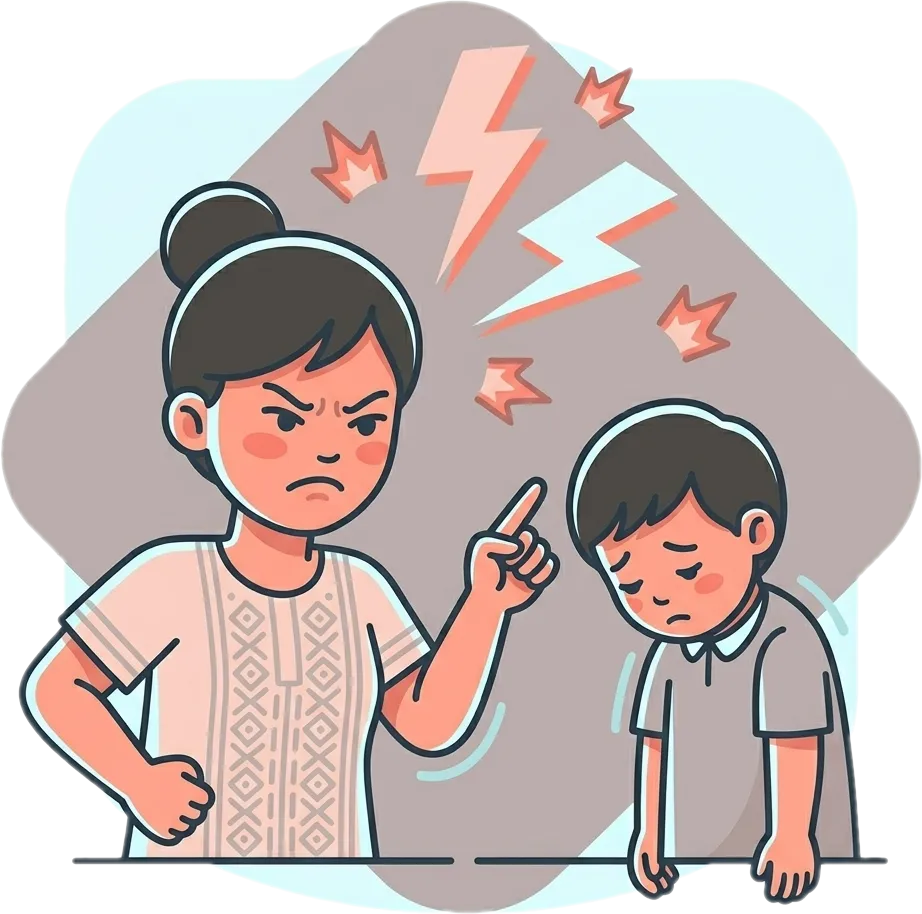 Illustration of "galit" (anger; angry)