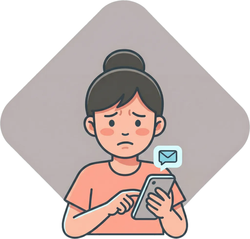 Illustration of "mag-alala" (to worry)