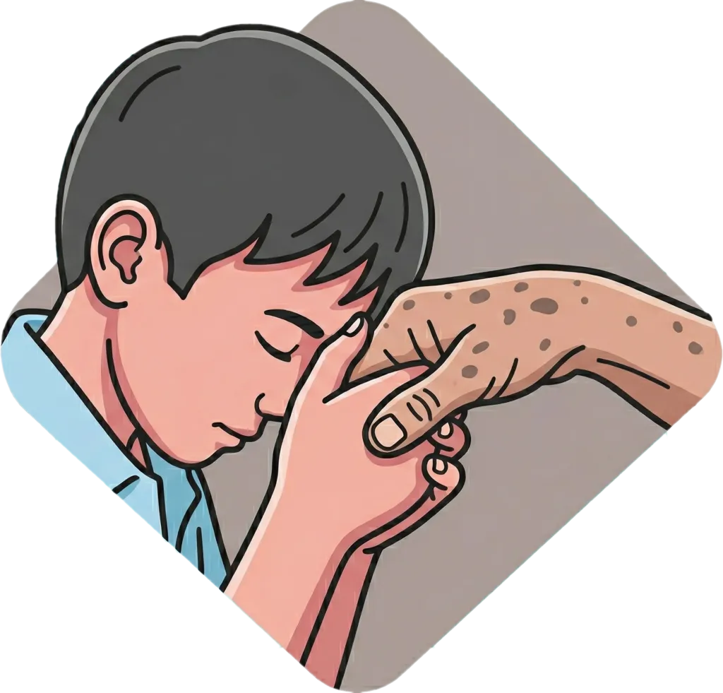 Illustration of "magalang" (polite)