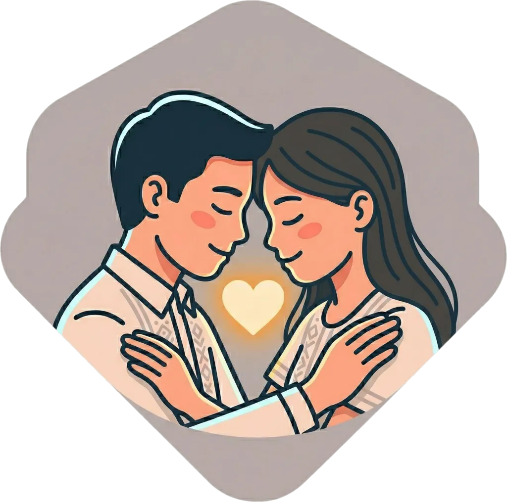 Illustration of the root word "mahal" (love; expensive)