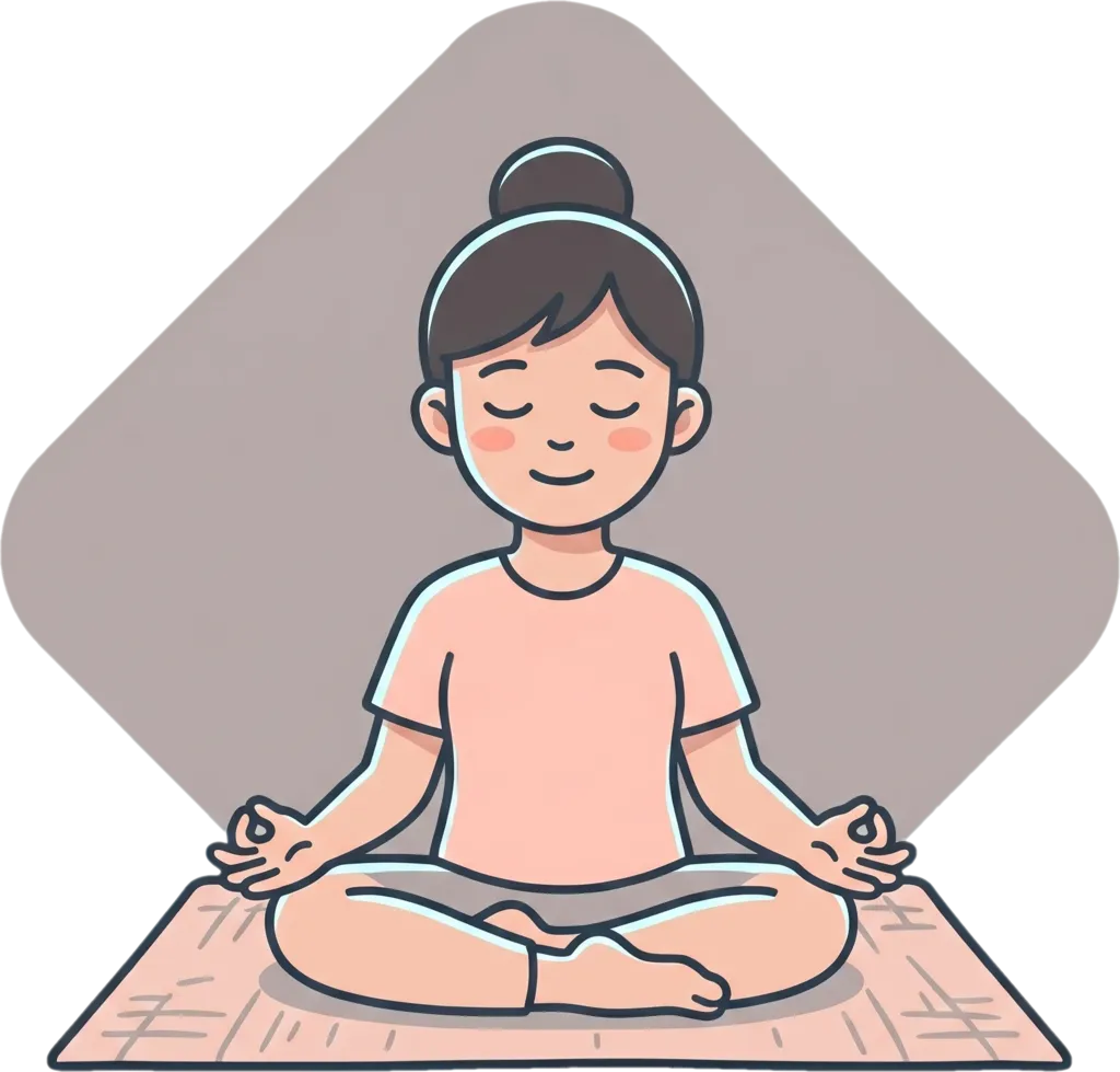 Illustration of the root word "payapa" (peaceful)