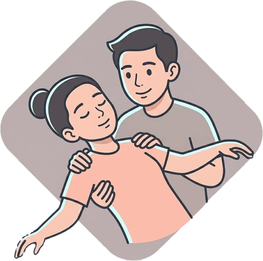 Illustration of the root word "tiwala" (trust; faith; to believe)