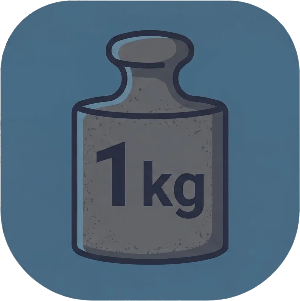 Illustration of the root word "kilo" (kilogram)
