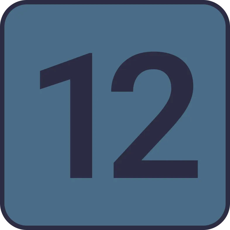 Illustration of "labindalawa" (twelve)